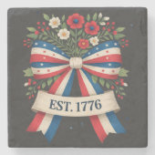 Amerikas 250. Jubiläum Steinuntersetzer (Vorderseite)