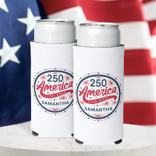 Amerikas 250. Jubiläum USA 4. Juli-Party Selters Dosenkühler