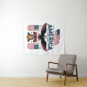 Amerikas 250. Jubiläum Wandteppich (Beispiel (Horizontal))