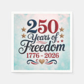 Amerikas 250. Jubiläums-Himmel Serviette (Vorderseite)