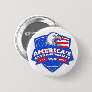 Amerikas 250. Jubiläums-Patriotischer-Adler-Abzeic Button