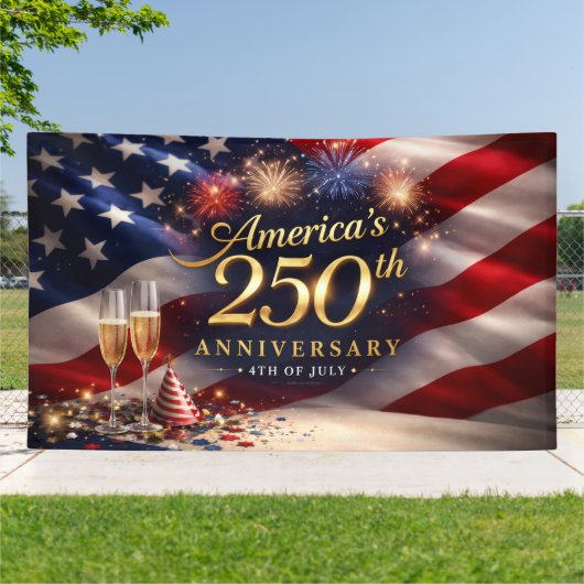 Amerikas 250. Jubiläumsbanner Banner (Außenbereich)