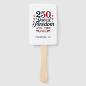 Amerikas 250. Jubiläumsfeier Fächer (Vorderseite)