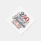 Amerikas 250. Jubiläumsfeier Serviette (Ecke)