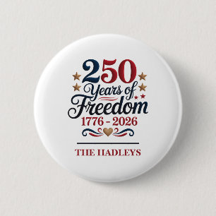 Amerikas 250. Jubiläumsname Button