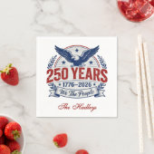 Amerikas 250. Jubiläumsname Serviette (Beispiel)