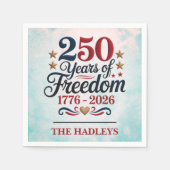 Amerikas 250. Jubiläumsname Sky Serviette (Vorderseite)
