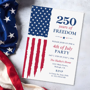 Amerikas 250. Jubiläumsveranstaltung Einladung