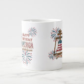 Amerikas 250. Riverside Raincross Jumbo-Tasse (Vorderseite)