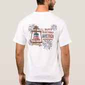 Amerikas 250. Riverside Raincross T-Shirt (Rückseite)