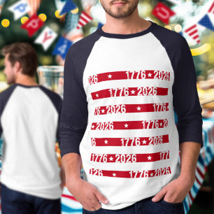 Amerikas 250. Sterne und Streifen 1776-2026 T-Shirt