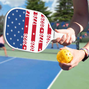 Amerikas 250. Sternen und Streifen 1776-2026 Pickleball Schläger