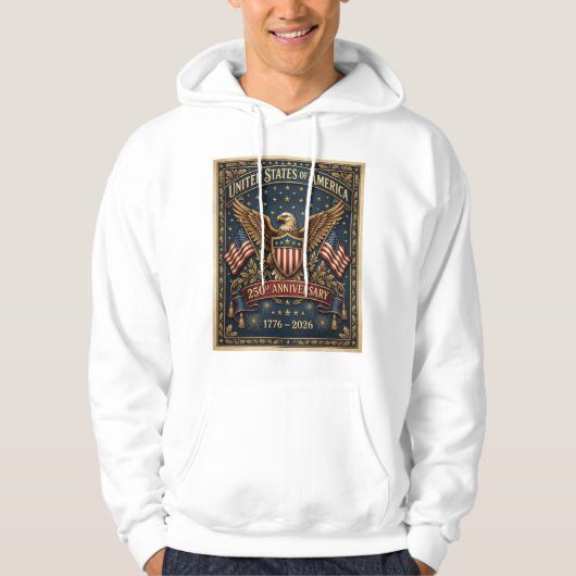 Amerikas 250. Version 1    Hoodie (Vorderseite)
