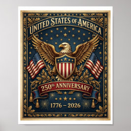 Amerikas 250. Version 1 Poster