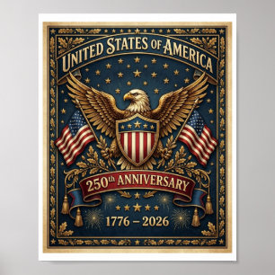 Amerikas 250. Version 1 Poster
