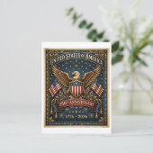 Amerikas 250. Version 1 Postkarte (Stehend Vorderseite)