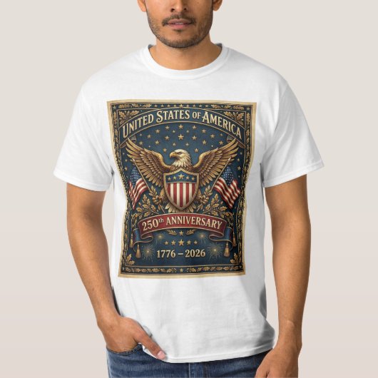 Amerikas 250. Version 1 T-Shirt (Vorderseite)