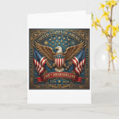 Amerikas 250. Version 2 Karte (Gelbe Blume)