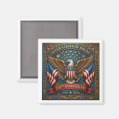 Amerikas 250. Version 2 Magnet (Vorderseite/Rückseite)