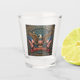Amerikas 250. Version 2 Schnapsglas