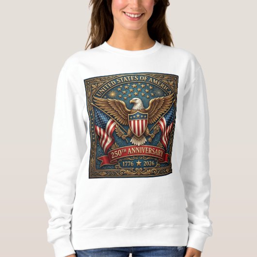 Amerikas 250. Version 2 Sweatshirt (Vorderseite)