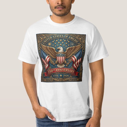 Amerikas 250. Version 2 T-Shirt (Vorderseite)