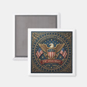 Amerikas 250. Version 3 Magnet (Vorderseite/Rückseite)