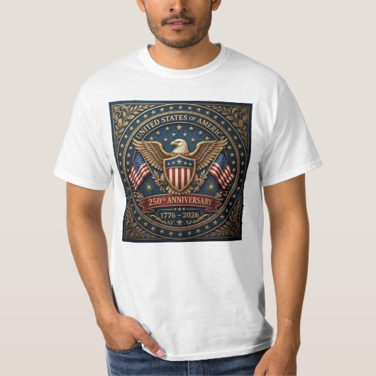Amerikas 250. Version 3 T-Shirt (Vorderseite)