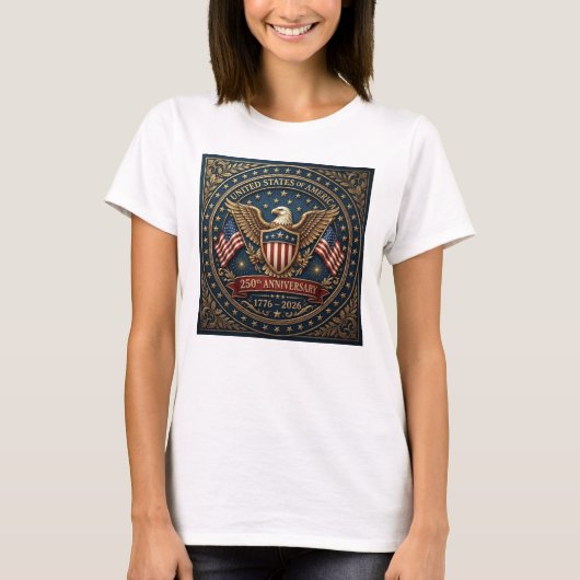 Amerikas 250. Version 3 T-Shirt (Vorderseite)