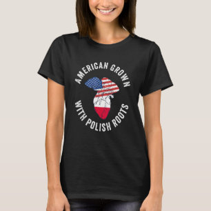 Amerikas Anbau mit polnischen Wurzeln für polnisch T-Shirt
