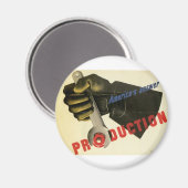 Amerikas Antwort! Produktion Magnet (Vorderseite/Rückseite)