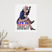 Amerikas Banjo-Poster Poster (Küche)