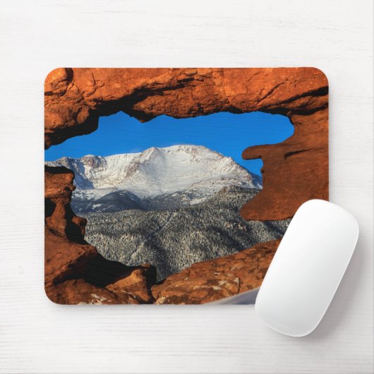 Amerikas Berg Gerahmt von Sandstone Mousepad (Mit Mouse)