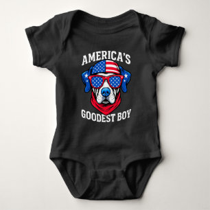 Amerikas bester Junge Hund Baby Strampler