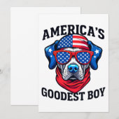 Amerikas bester Junge Hund Einladung (Vorne/Hinten)