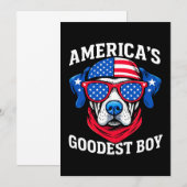Amerikas bester Junge Hund Einladung (Vorne/Hinten)