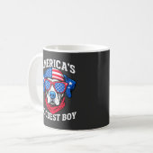 Amerikas bester Junge Hund Kaffeetasse (Vorderseite Links)