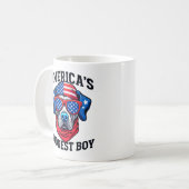 Amerikas bester Junge Hund Kaffeetasse (Vorderseite Links)