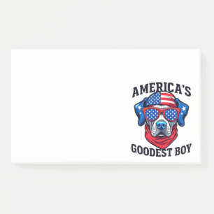 Amerikas bester Junge Hund Post-it Klebezettel