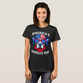 Amerikas bester Junge Hund T-Shirt (Vorne ganz)