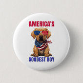 Amerikas bester Labrador Button (Vorderseite)