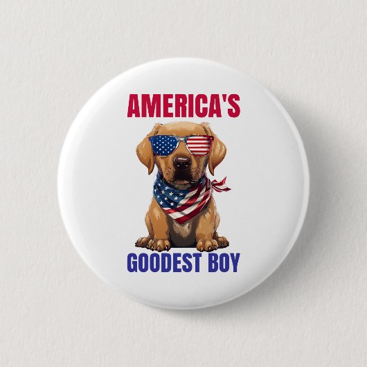 Amerikas bester Labrador Button (Vorderseite)