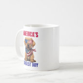 Amerikas bester Labrador Kaffeetasse (Vorderseite Links)