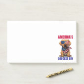Amerikas bester Labrador Post-it Klebezettel (Auf Schreibtisch)