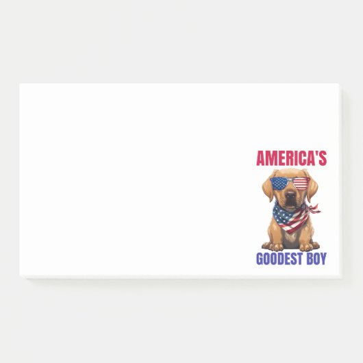 Amerikas bester Labrador Post-it Klebezettel (Vorderseite)
