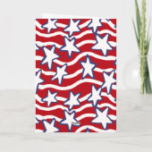 Amerikas blühende US Flagge Karte (Rückseite)
