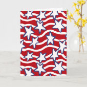 Amerikas blühende US Flagge Karte (Gelbe Blume)