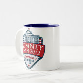 Amerikas Come-back-Team Romney-Ryan Tasse 2012 (Vorderseite Links)