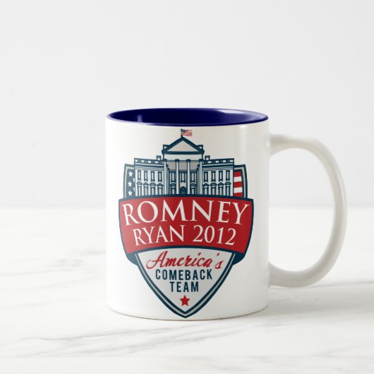 Amerikas Come-back-Team Romney-Ryan Tasse 2012 (Rechts)