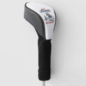 Amerikas Cowboy wieder Pferd machen Golf Headcover (angewinkelt)
